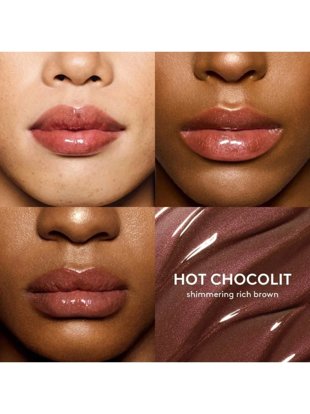 FENTY BEAUTY Gloss Bomb Universal Lip Luminizer in Hot Chocolit - 0.3 oz NIB